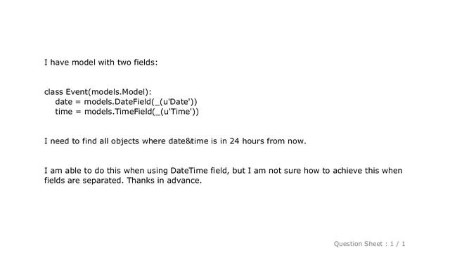 Django : Find objects with date and time less then 24 hours from now смотреть онлайн