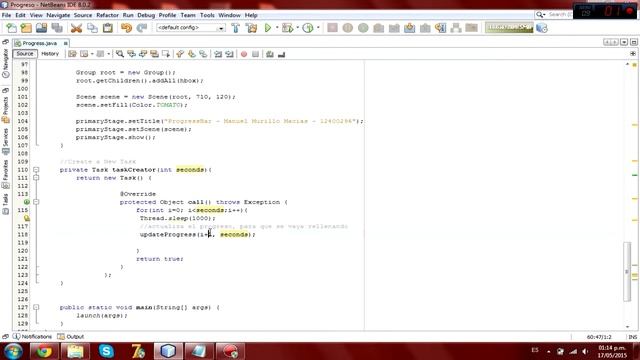 ProgressBar JavaFX смотреть онлайн
