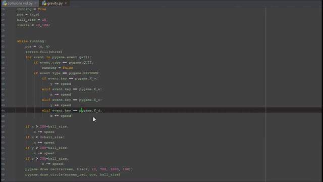 Calculating collisions between objects - pygame python 3.6 смотреть онлайн