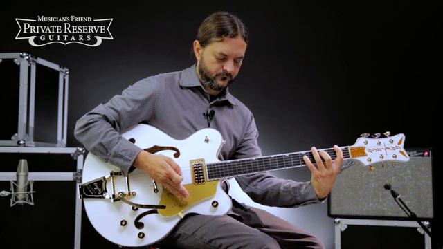 Gretsch Guitars Players Edition G6636T Falcon Center Block Double-Cut w/ String-Thru Bigsby смотреть онлайн