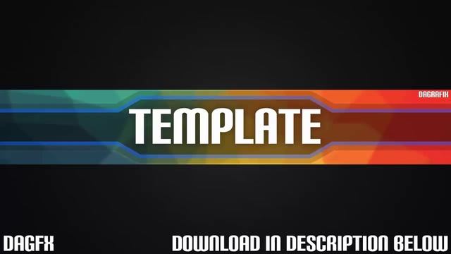 Simple Channel Art Template 44 - Free Photoshop Download смотреть онлайн