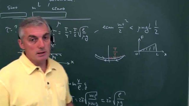 14420 Колебания груза на пружине и математического маятника смотреть онлайн