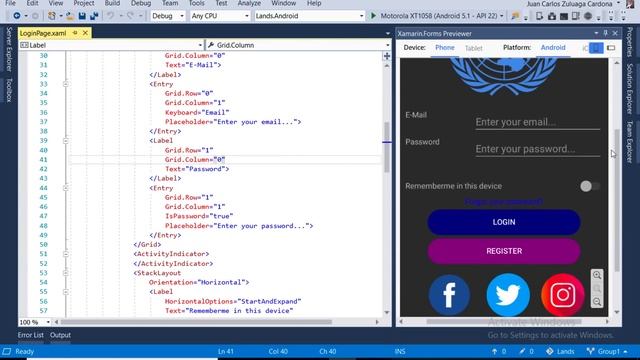 Xamarin 2018-I / Complete Course / Part 006 (Login Page) смотреть онлайн
