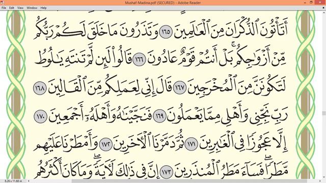 Practice reciting with correct tajweed - Page 374 (Surah Ash-Shu'ara') смотреть онлайн