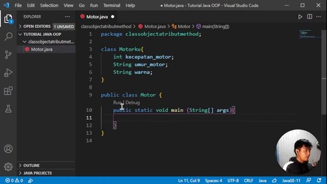 Java [OOP] - 01 - Class, Object, Atribut, Method смотреть онлайн