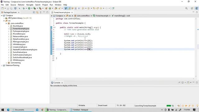 25. Java - Control Flow -For Each Loop смотреть онлайн
