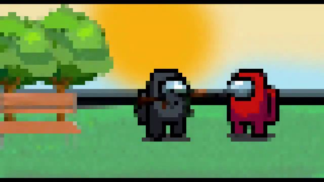 Among us new pixel kill animation(minecraftstyle) - modified version of my old animation|| смотреть онлайн