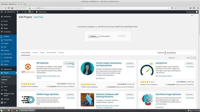Wordpress theme fast fix for updraft plus blank screen & Wp Optimize missing options. смотреть онлайн