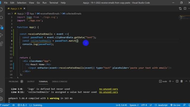 How to extract emails from text (ReactJS) смотреть онлайн