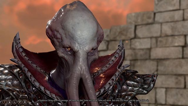 Baldurs Gate 3 - Kith' rak Voss meets mind flayer Orpheus смотреть онлайн