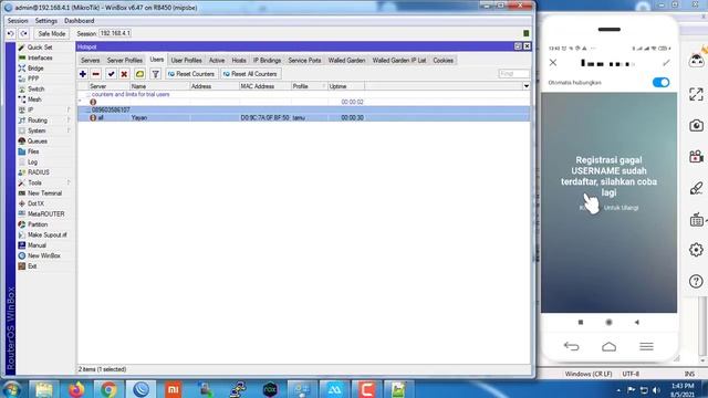 Login Page Hotspot PHP API Mikrotik | PART3 Validasi User смотреть онлайн