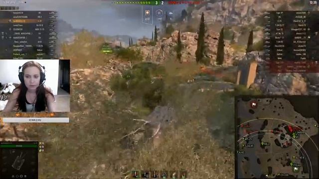 УЧУСЬ ИГРАТЬ В ТАНКИ | ДЕВОЧКА ИГРАЕТ В ТАНКИ | World of Tanks смотреть онлайн