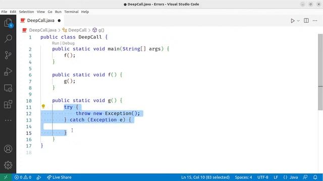 Class 3: Mastering Java Exceptions: Advanced Techniques and Practical Usage смотреть онлайн