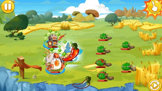 Angry Birds Epic - Golden Fields 1 Gameplay 3 Stars Walkthrough (iOS, Android) смотреть онлайн