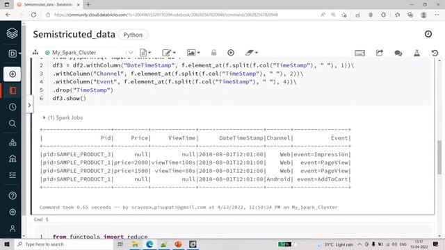 Reading Semi-Structured data in PySpark | Realtime scenario смотреть онлайн