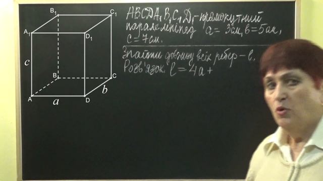 ЯК ЗНАЙТИ ДОВЖИНУ ВСІХ РЕБЕР ПРЯМОКУТНОГО ПАРАЛЕЛЕПІПЕДА? Приклади | МАТЕМАТИКА 5 клас смотреть онлайн