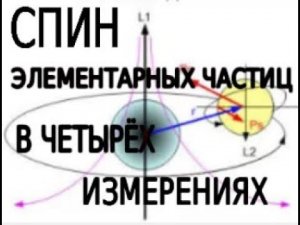 СПИН ЭЛЕМЕНТАРНЫХ ЧАСТИЦ В ЧЕТЫРЁХ ИЗМЕРЕНИЯХ