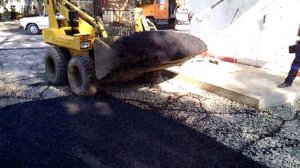 как положить асфальт: выкладка асфальта