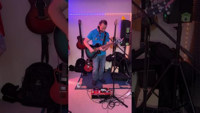 BOSS RC-600 - Practicing With My Loop Pedal Setup смотреть онлайн