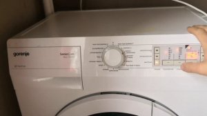 Gorenje W64Z02/SRIV, моргают лампочки, стоит блокировка, не включается