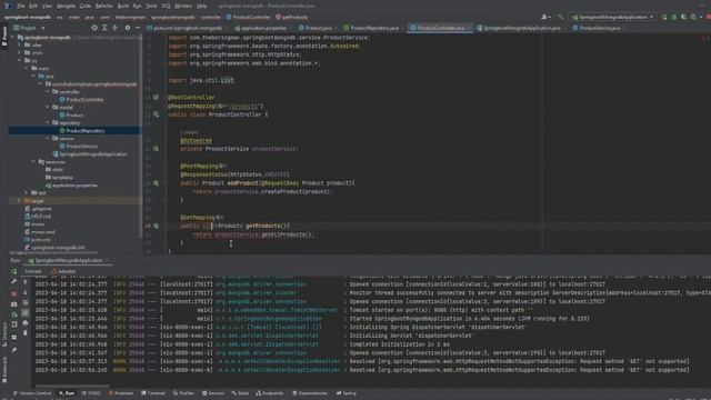 Spring Boot with MongoDB CRUD REST API Project example смотреть онлайн