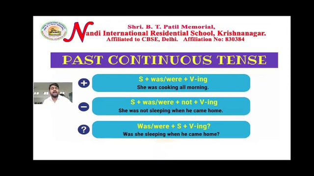 CBSE Class 7 - English grammar- Past continuous tense- Shivanand смотреть онлайн