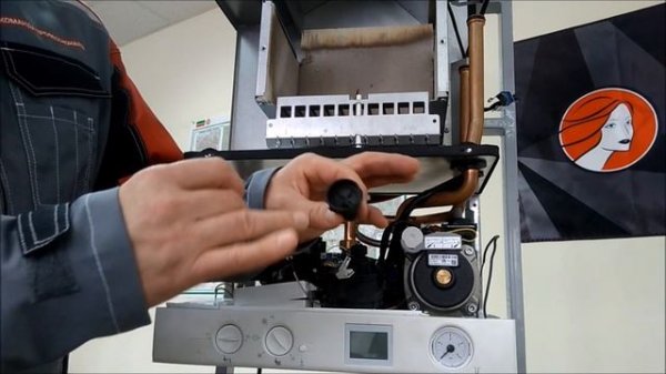 Разборка котла Federica Bugatti 24 turbo plus