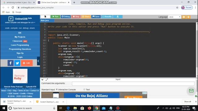ARMSTRONG NUMBER of N digits in JAVA | SOLVED WITH EXPLANATION IN JAVA | doubts post the comments. смотреть онлайн