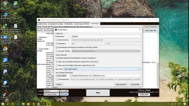 Minecraft Crash Report Hatası Çözümü 2018/2019 смотреть онлайн