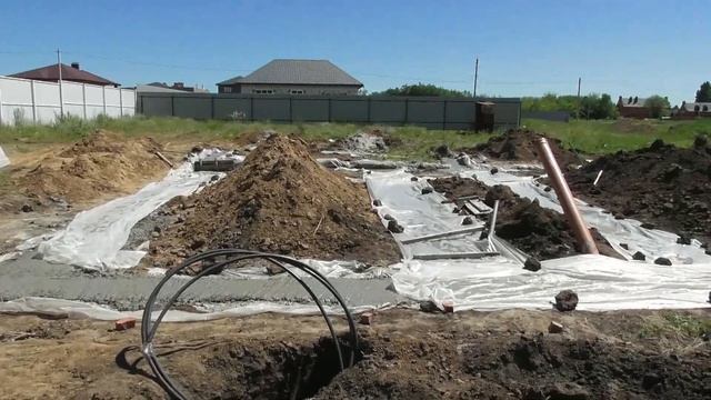Ленточно - плитный фундамент. Недешево, но с запасом! смотреть онлайн
