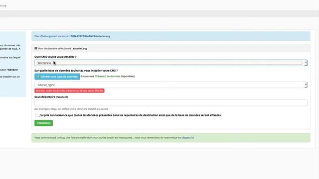 Installation CMS WordPress смотреть онлайн