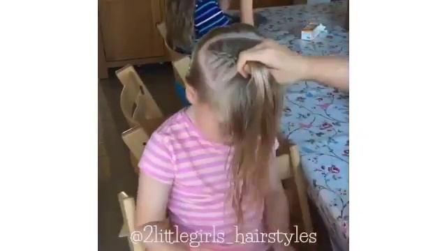 Красивая прическа 7 варианты детских причесок для длинных волос_Trendy Hairstyles for Kids смотреть онлайн