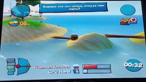 Динамичная схватка с компьютером! Лучшая серия! Worms 4 Mayhem
