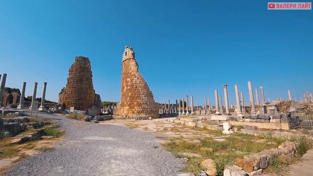Древняя Турция - город Перге. Что посмотреть в Анталии? смотреть онлайн