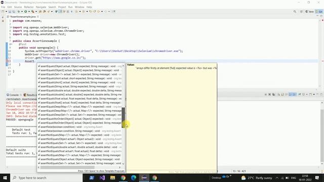 Assertions in TestNG | Types of Assert | Hard Assert | Tamil смотреть онлайн