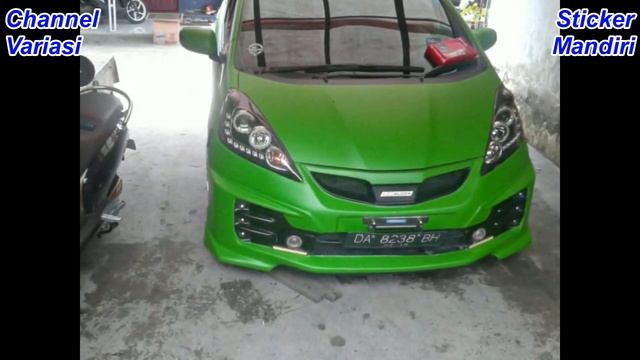 Wrap Works on Oracal 651-HONDA HONDA JAZZ RS stickers - DOFF GREEN - Full wrap смотреть онлайн