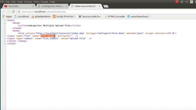 Codeigniter Multiple Upload File смотреть онлайн