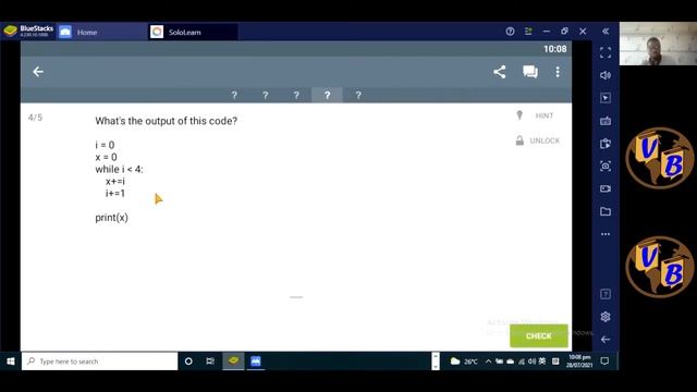 SoloLearn Module 4 Quiz Python смотреть онлайн