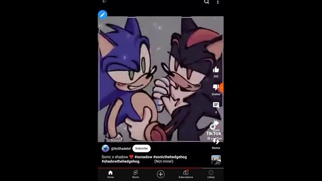 ?Sonic x Shadow ❤️? not my videos, Sonic+friends react to shadow ❤️? /⚠️11 or 12+⚠️/ смотреть онлайн