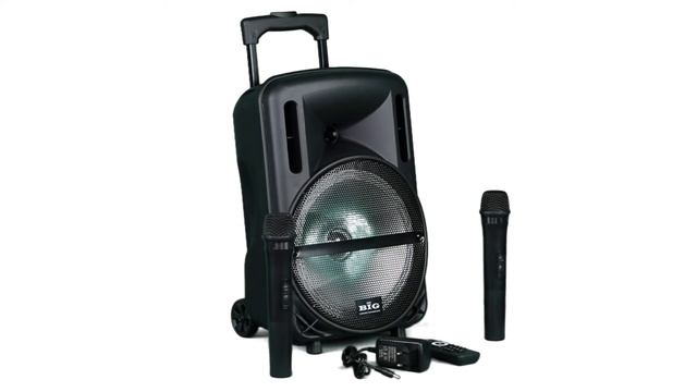 BIG200BAT USB MP3 FM BT TWS 2pcs VHF mic обзор 360 смотреть онлайн