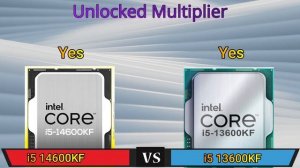 Intel Core i5 14600KF vs i5 13600KF