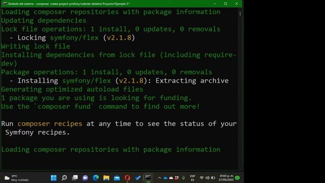 Video 1. Instalación de Symfony 5.4 смотреть онлайн
