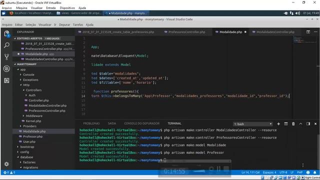 Php com Laravel (5.6) - Laravel Eloquent - Many To Many - Parte 1 смотреть онлайн
