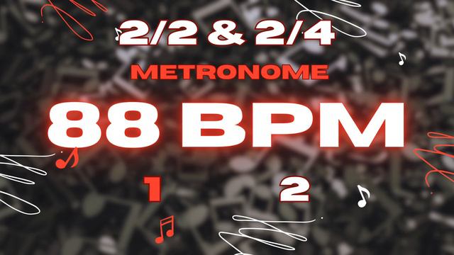 88 BPM - 2/2 & 2/4 Metronome смотреть онлайн
