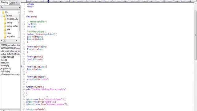 PHP-OOPS CONCEPT WITH EXAMPLE смотреть онлайн
