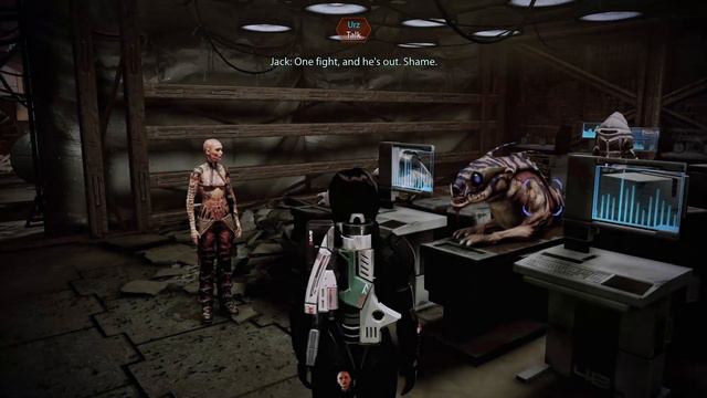 Mass Effect 2 - Varren Urz gets hurt - All squadmate reactions смотреть онлайн