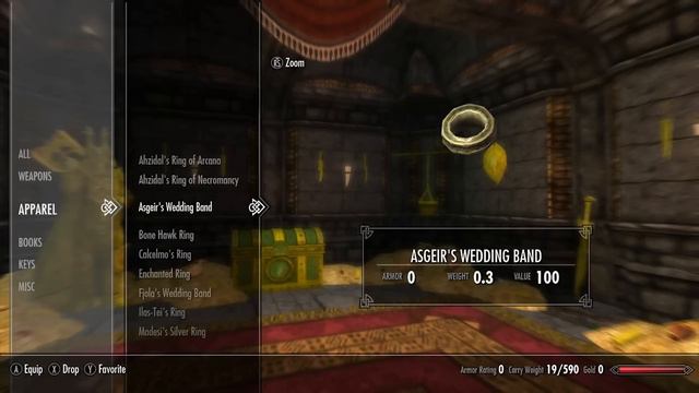 Skyrim - All Unique Jewelry Rings Necklaces Amulets смотреть онлайн