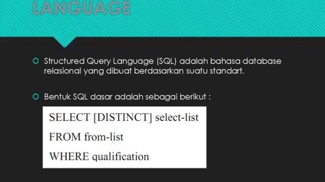 Teori 1 Review Database (Basis Data Lanjut - Oracle) смотреть онлайн