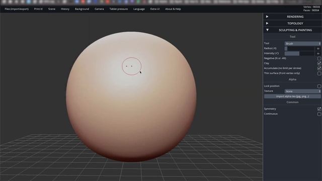 SculptGL Tutorial #1 - Camera & Interface смотреть онлайн