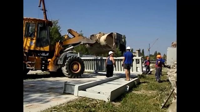 001 (032) Монтаж автомобильных весов серии ВА проекта Терминал 10.08.2015 смотреть онлайн